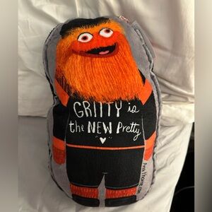 Flyers mascot gritty pillow